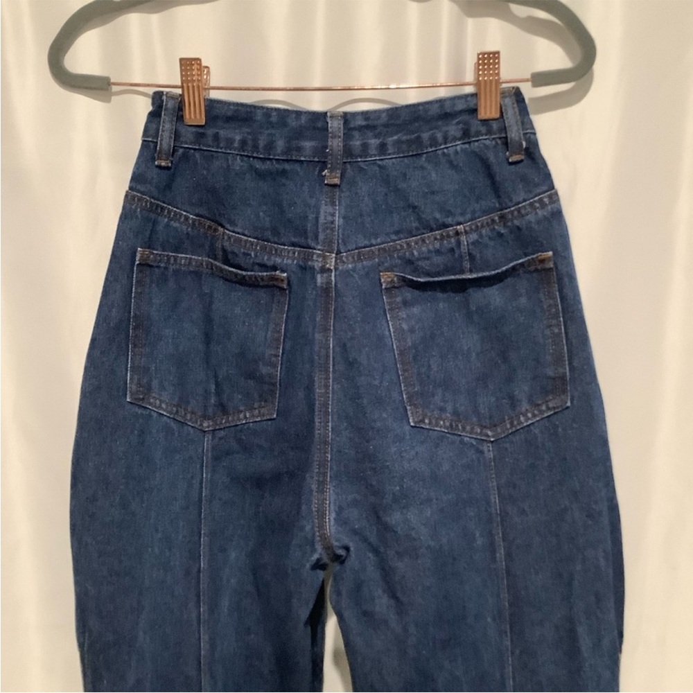 Prettylittlething MID WASH DENIM ELASTICATED HEM JEANS - Picture 7 of 14